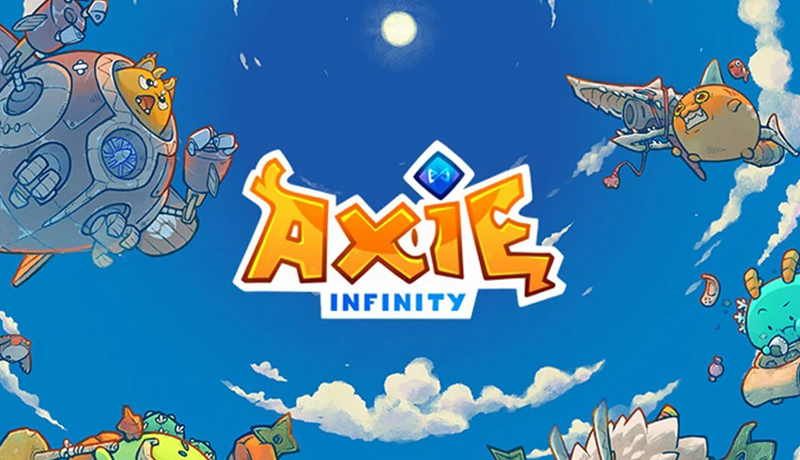 لوگوی بازی اکسی اینفینیتی Axie Infinity بهترین بازی های بلاک چینی