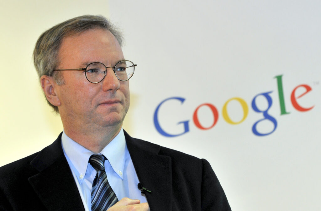 اریک اشمیت، مدیر عامل گوگل   