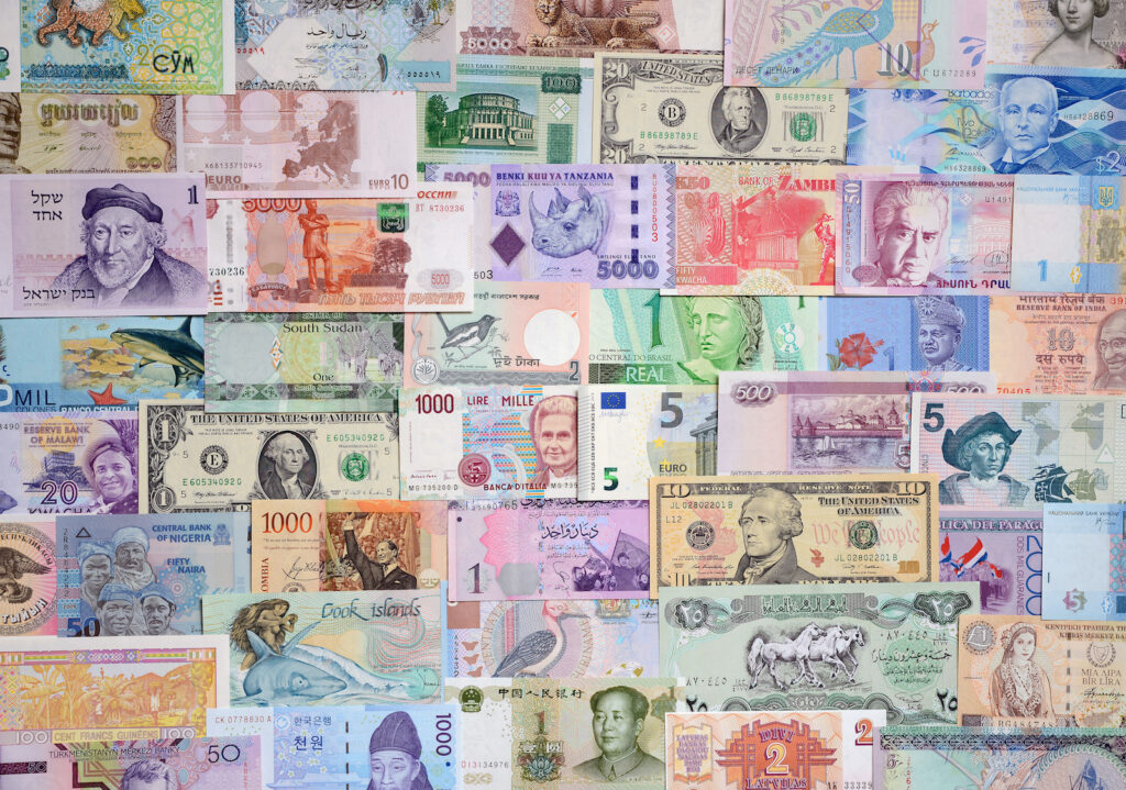 ارز فیات و اسکناس کشورهای مختلف جهان