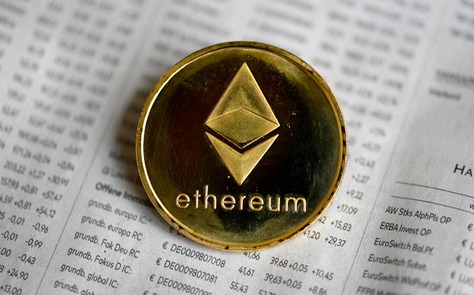 لوگوی اتریوم روی سکه آینده اتریوم