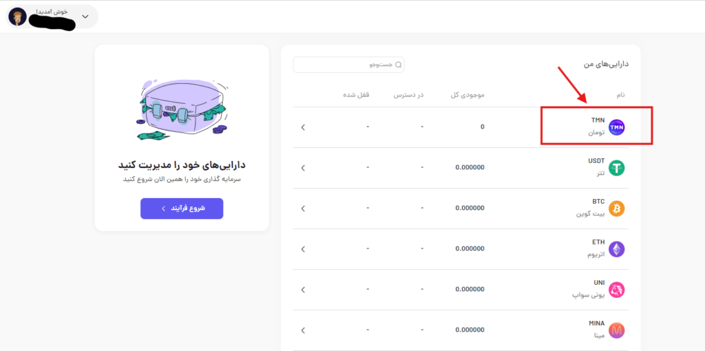 کیف پول صرافی ارز دیجیتال پول نو