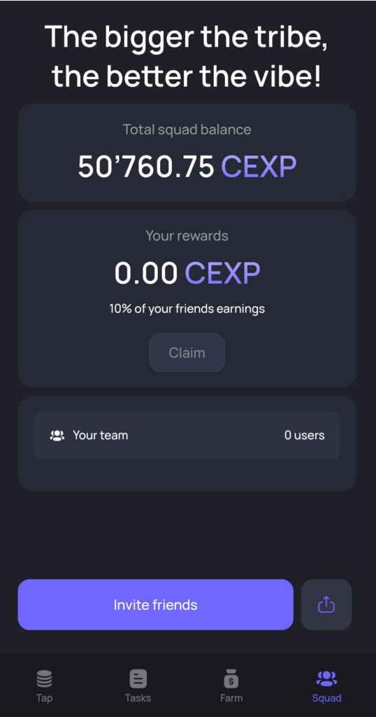 اسکواد یا ریفرال cex